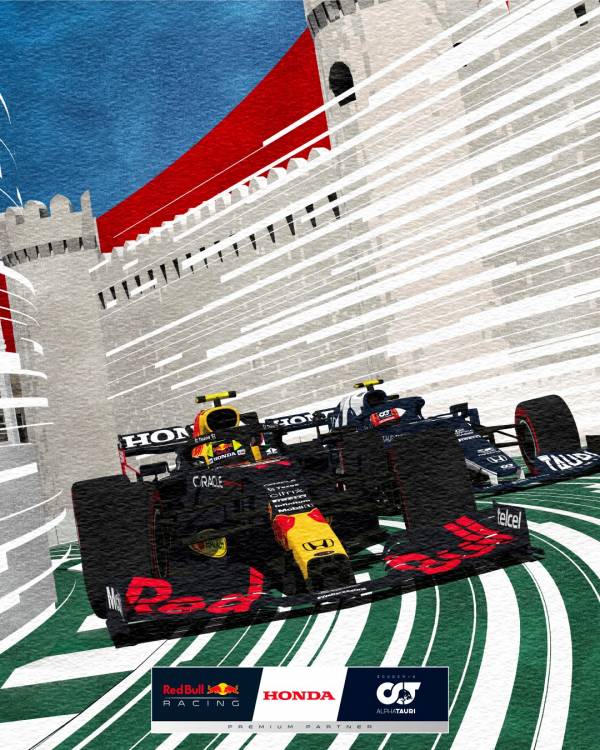 アゼルバイジャンGP優勝＆3位表彰台獲得記念ポスター
