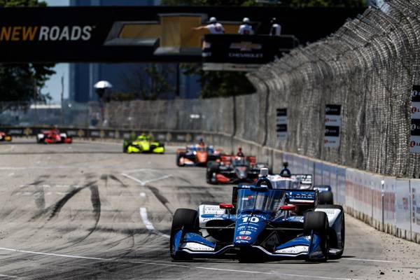 Podium for Palou, Honda at Detroit INDYCAR Race Two