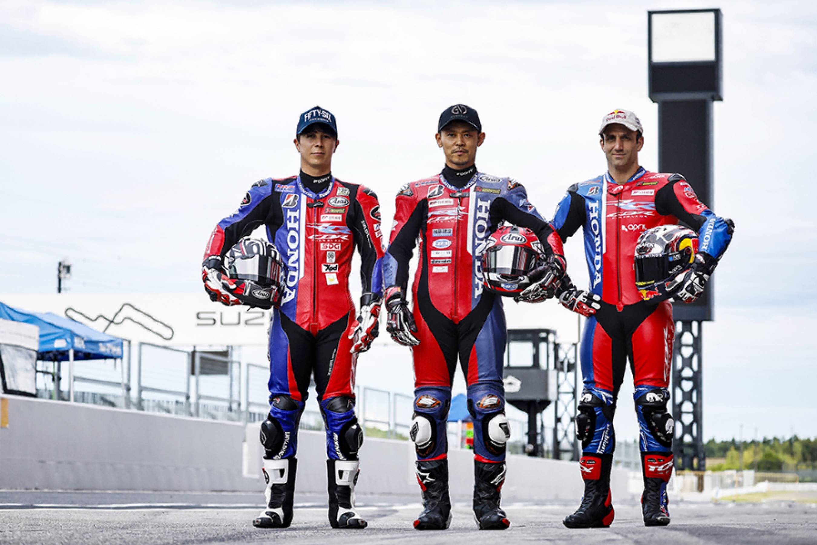 Teppei Nagoe, Takumi Takahashi, Johann Zarco(Team HRC with Japan Post)