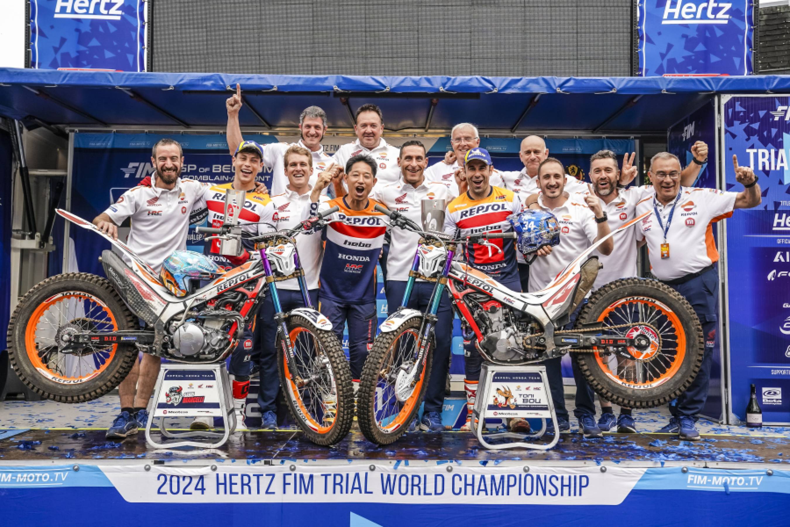 Repsol Honda Teamがシーズン3度目の1-2フィニッシュを果たす