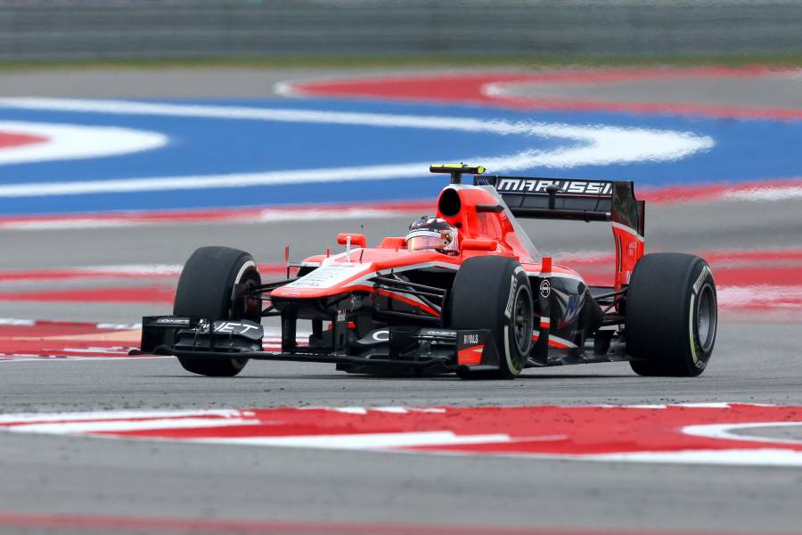 2013年アメリカGPでのマルシャF1チーム