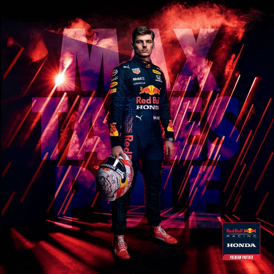 Max secures the 82nd pole position for a Honda-powered car in Formula 1