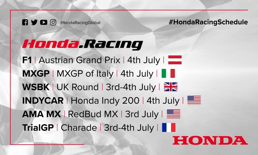 This weekend's racing