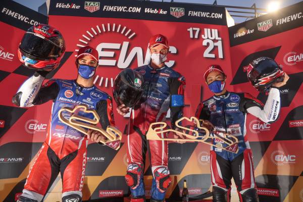 F.C.C. TSR Honda France win the 12 Hours of Estoril