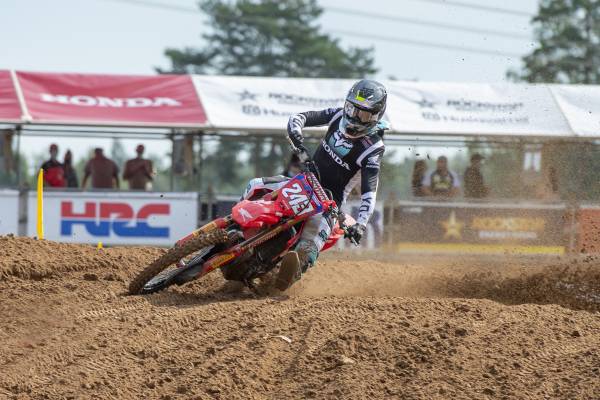 Team HRC’s Tim Gajser wins in Latvia and retains the red-plate