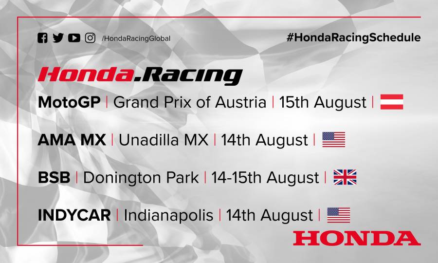 This weekend's racing