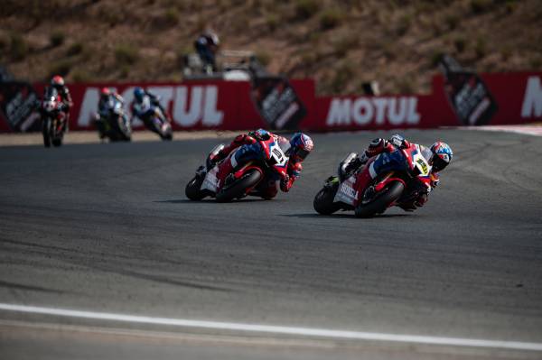 Mixed fortunes for the Team HRC riders in race 2 at Navarra
