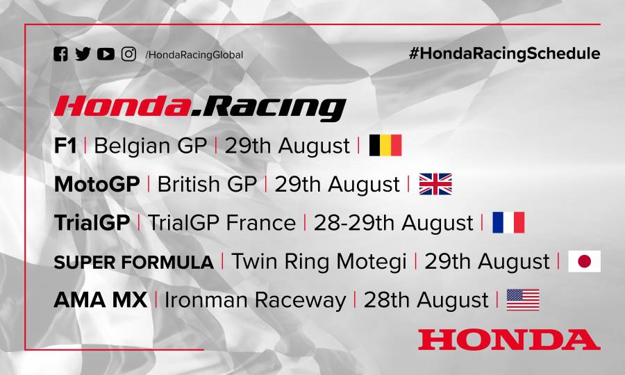 This weekend's racing