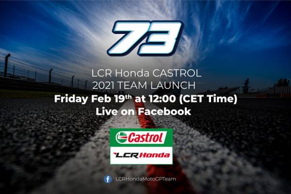 Save the Date - LCR Honda - 2021 Team Launch