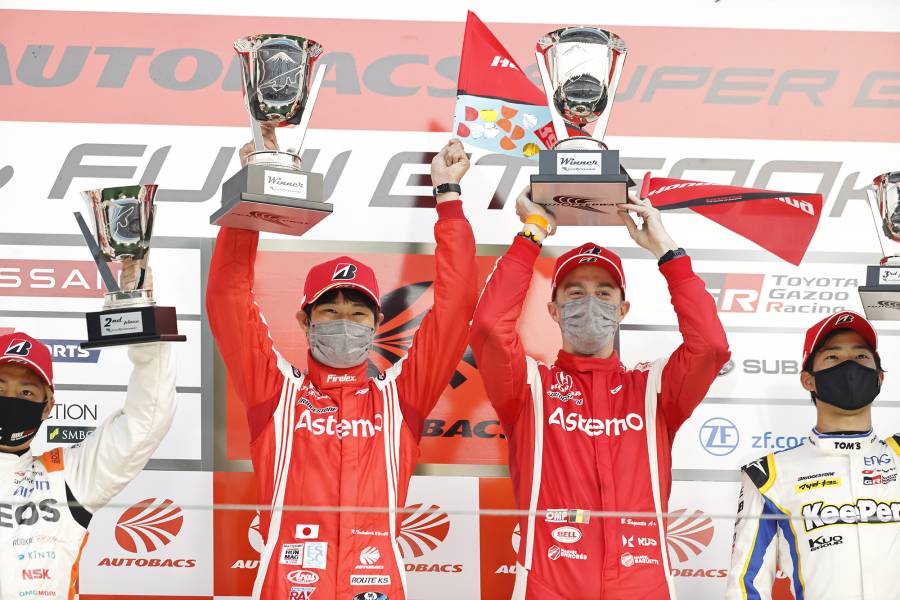第2戦富士で勝利を挙げた#17 Astemo NSX-GT 塚越/バゲット組