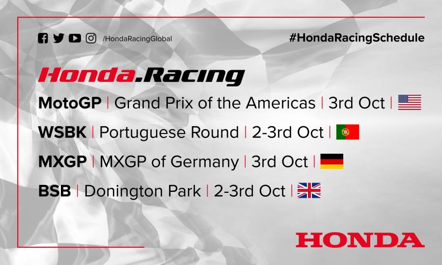 This weekend's racing