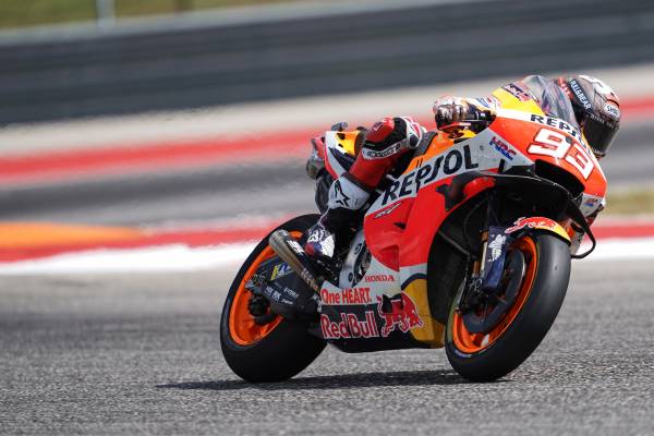 マルク・マルケス首位発進。ポル・エスパルガロ4番手、中上貴晶5番手とHonda勢が好発進