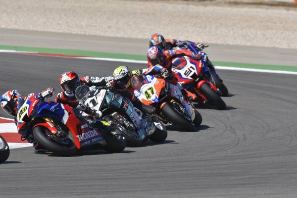 Team HRC has podium pace, speed and consistency but is short on luck at Portugal