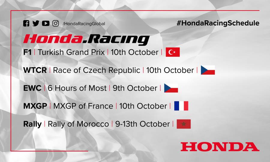 This weekend's racing