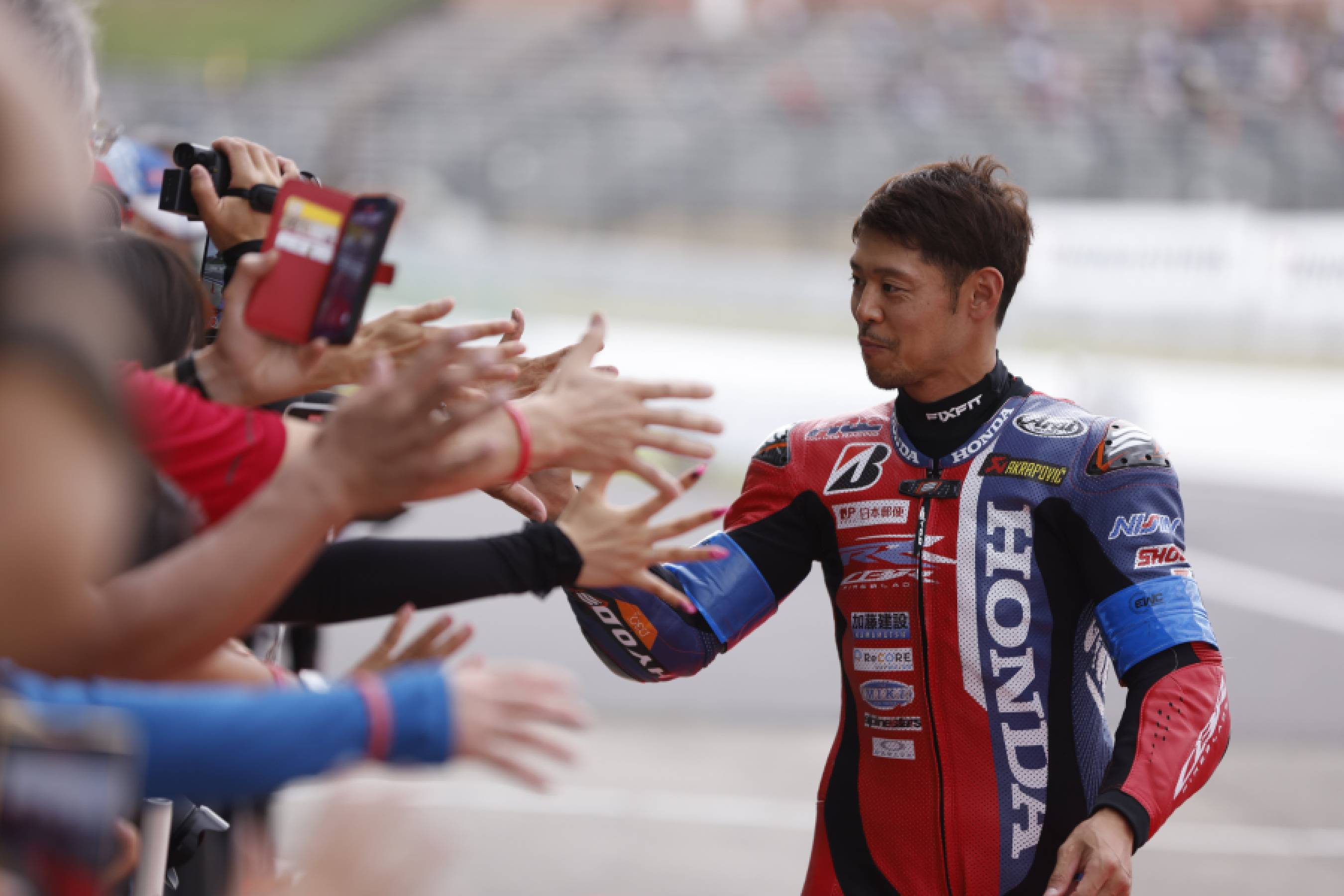 Team HRC with Japan Post qualified third for the Suzuka 8 Hours after the Top 10 Trial