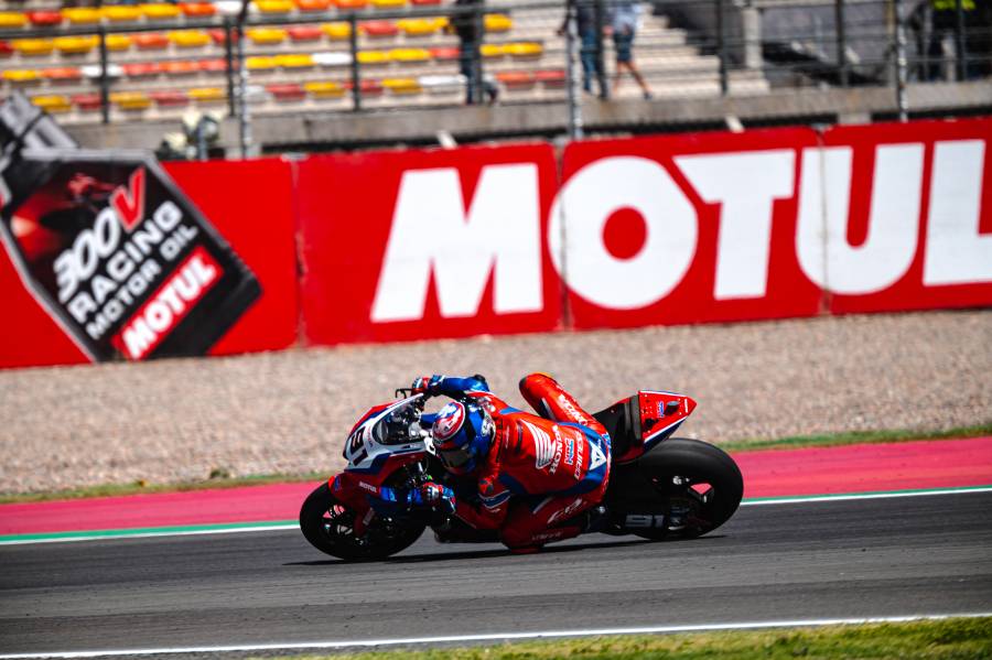 Hard work brings little reward for Team HRC at Villicum