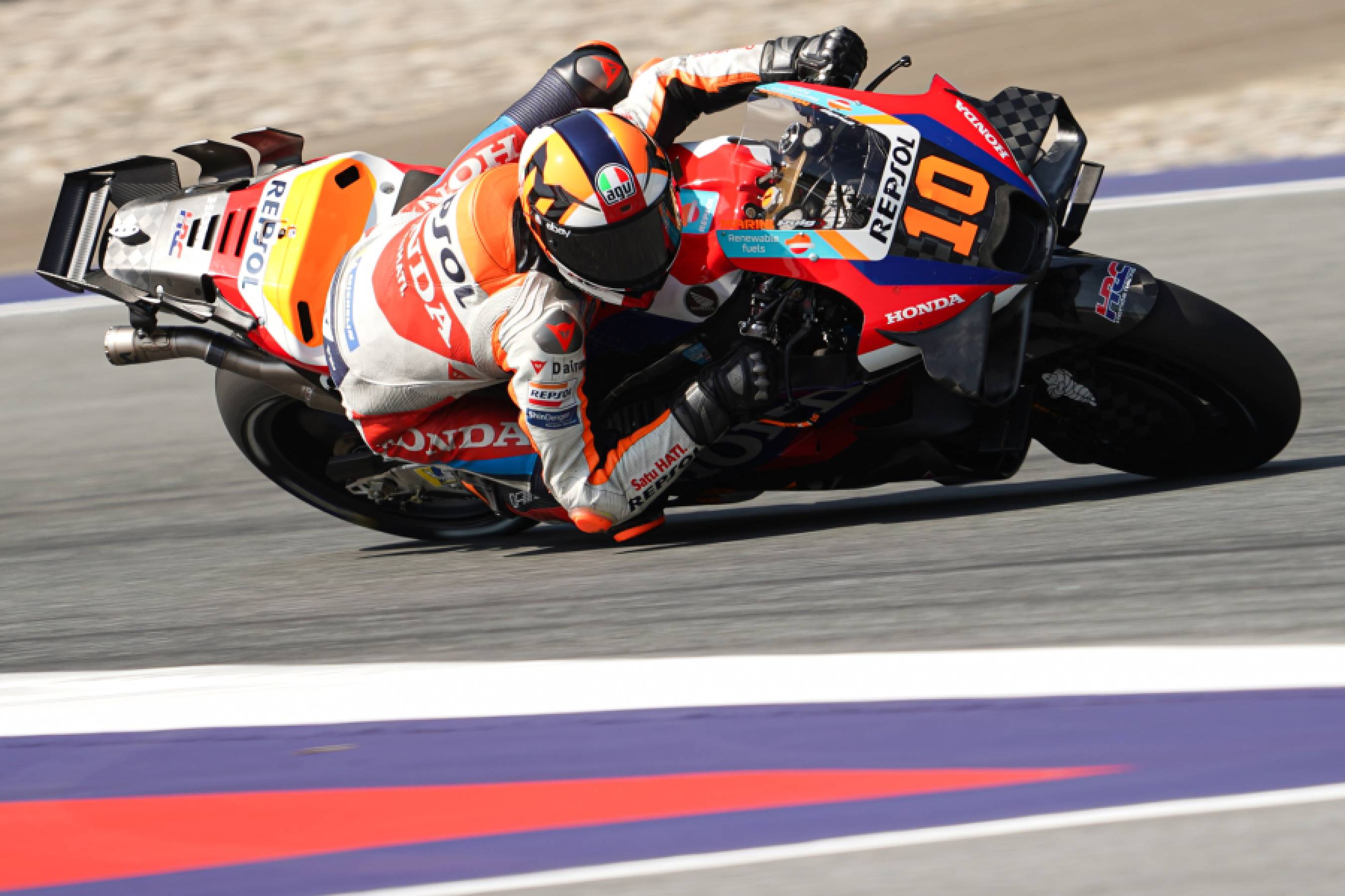 Early race incidents mask Marini and Mir’s pace