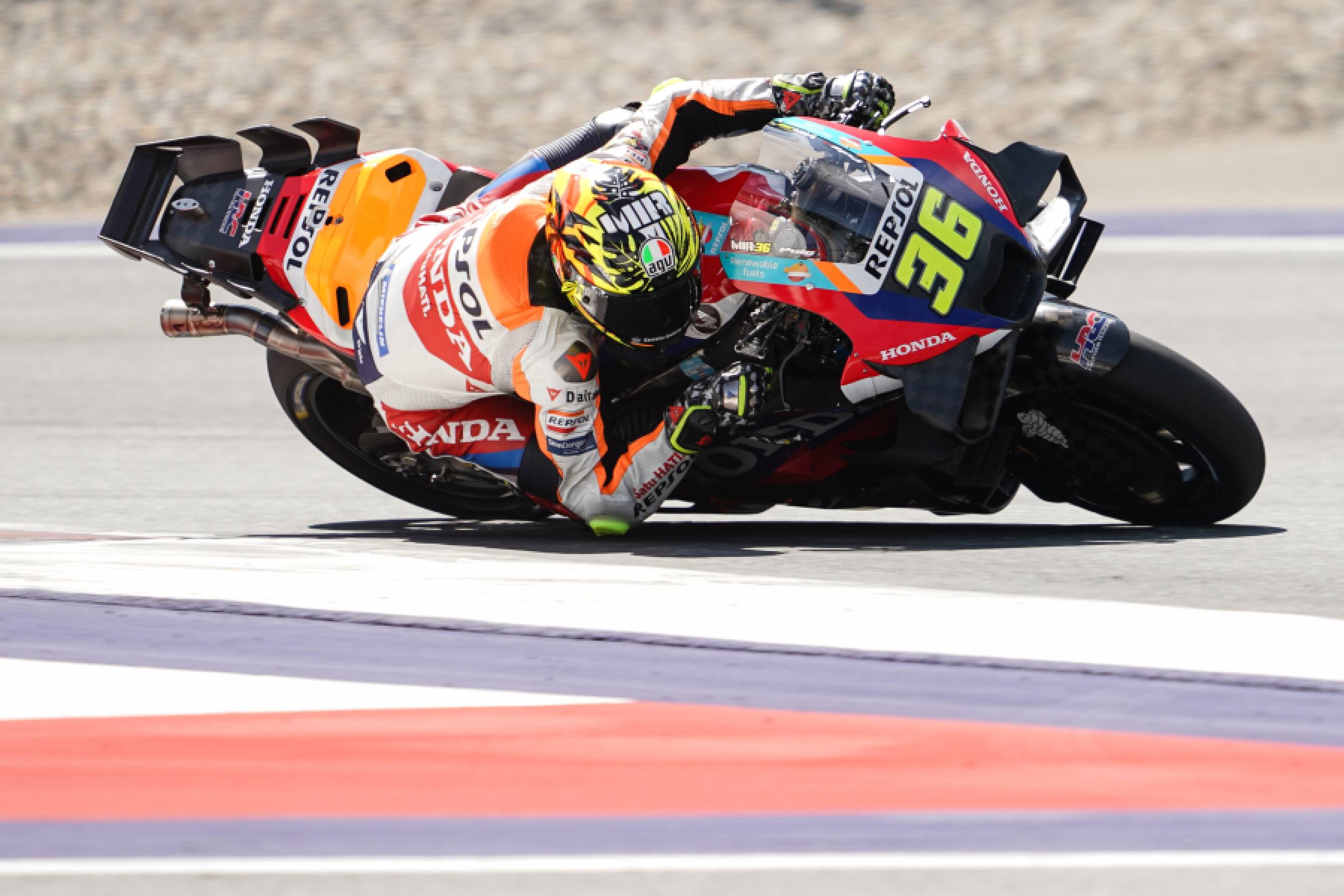 Mir works for the future, Marini forced out early in Spielberg