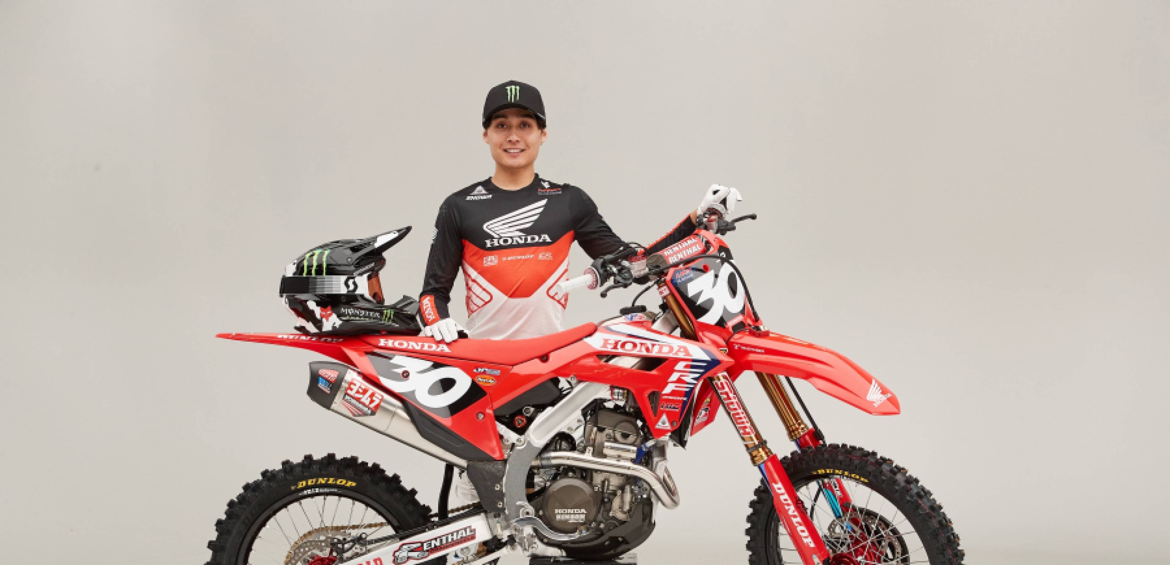 Team Honda HRCの下田丈選手が全日本モトクロス選手権 第7戦に参戦