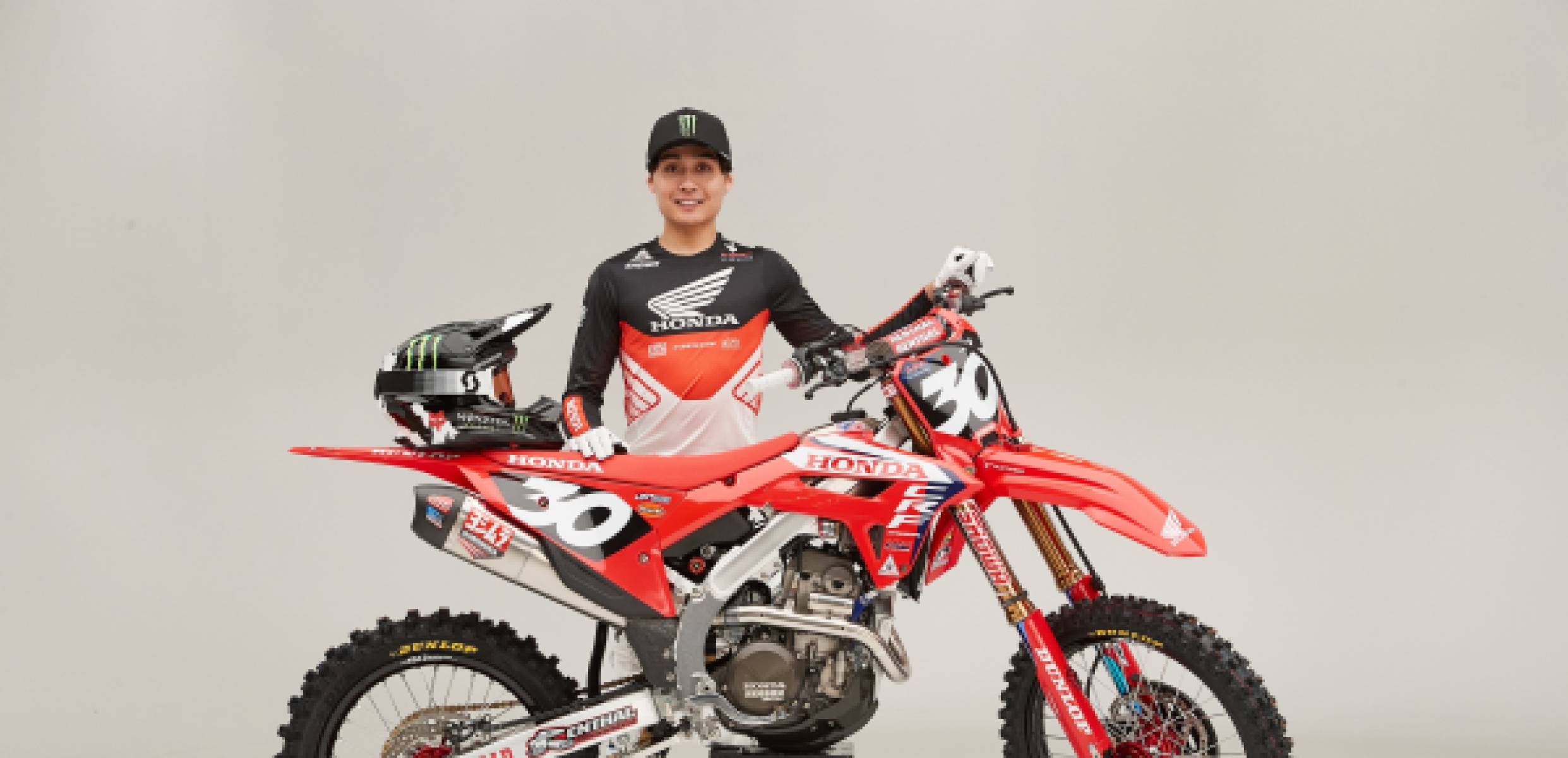 Team Honda HRCの下田丈選手が全日本モトクロス選手権 第7戦に参戦