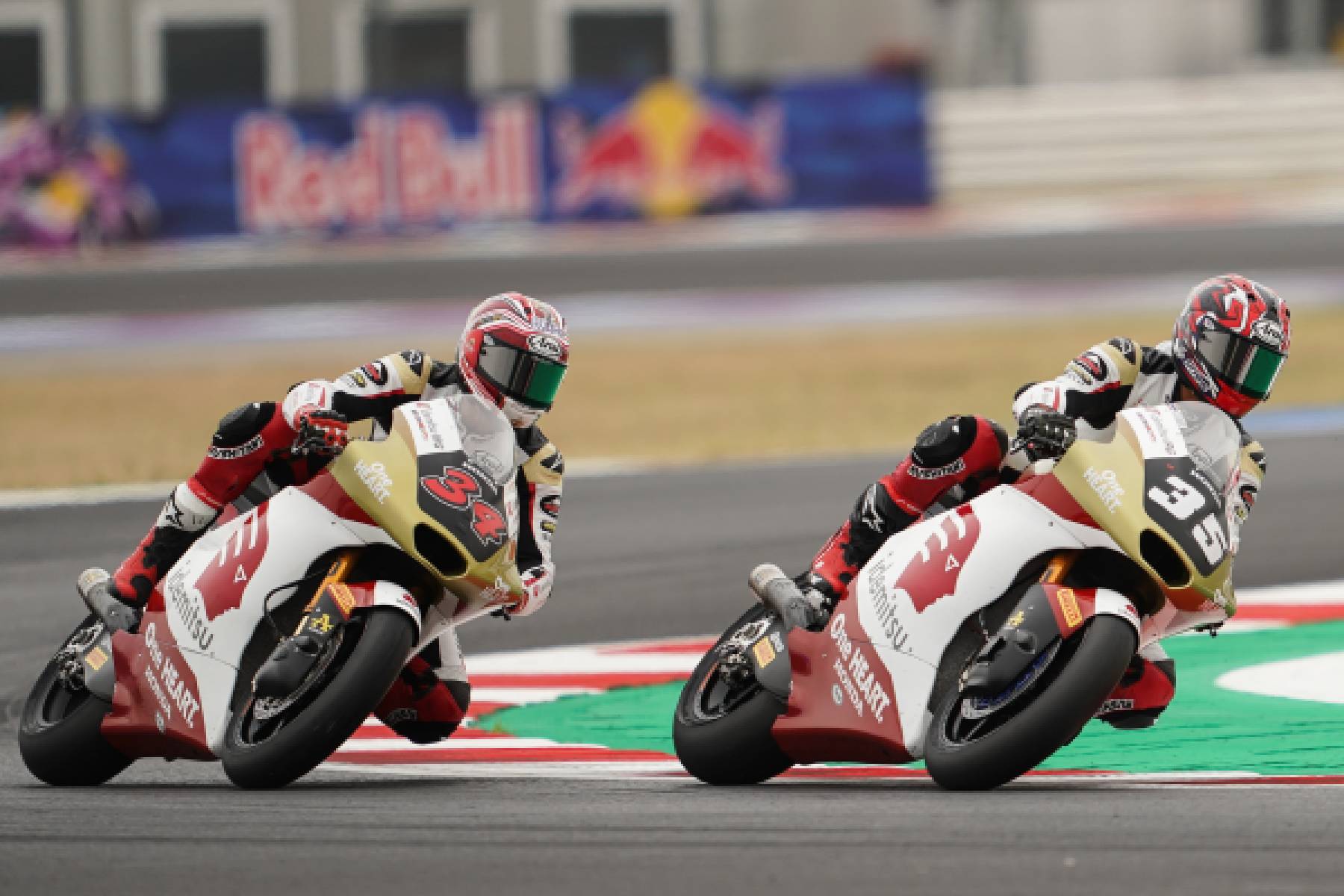 Tough finish of the San Marino GP for Chantra and Aji