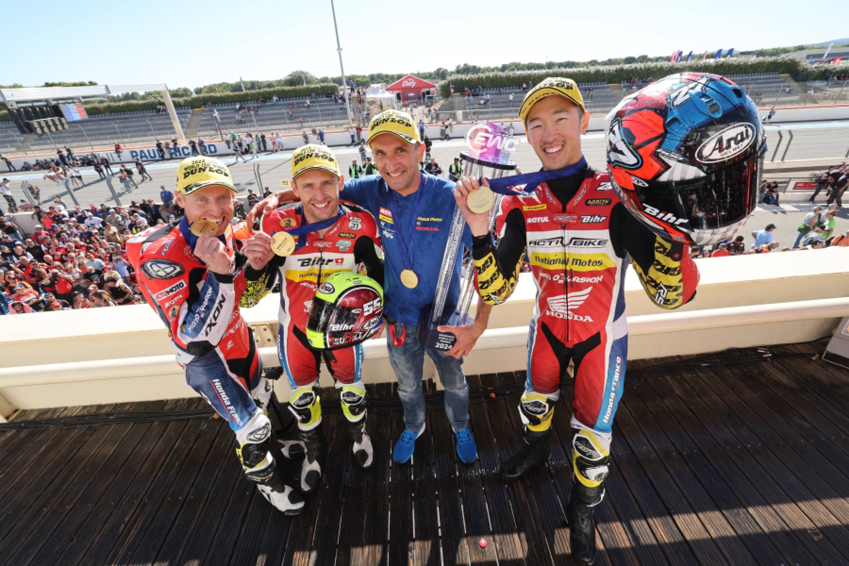 Drama at nail-biting EWC finale, as Honda take FIM Endurance World Cup Teams and Manufacturers titles