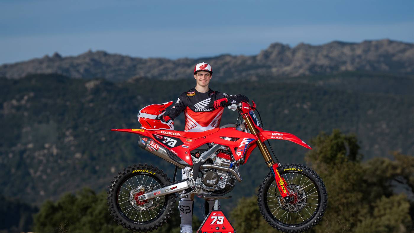 全日本モトクロス選手権シリーズ 第8戦の第62回MFJ-GP モトクロス大会に Team HRCのフェルッチョ・ザンキ選手が参戦