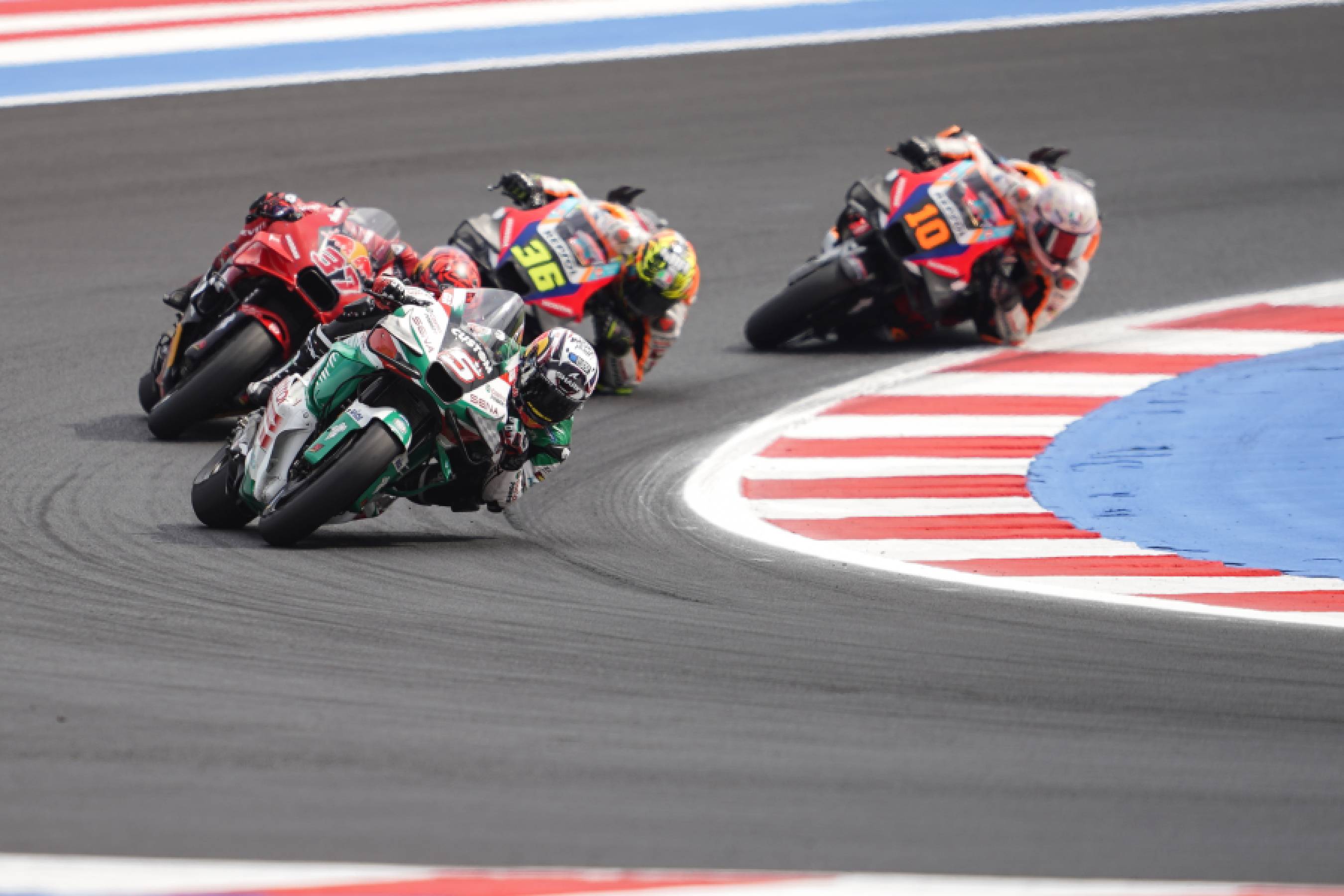 Johann Zarco gets to the points in Misano