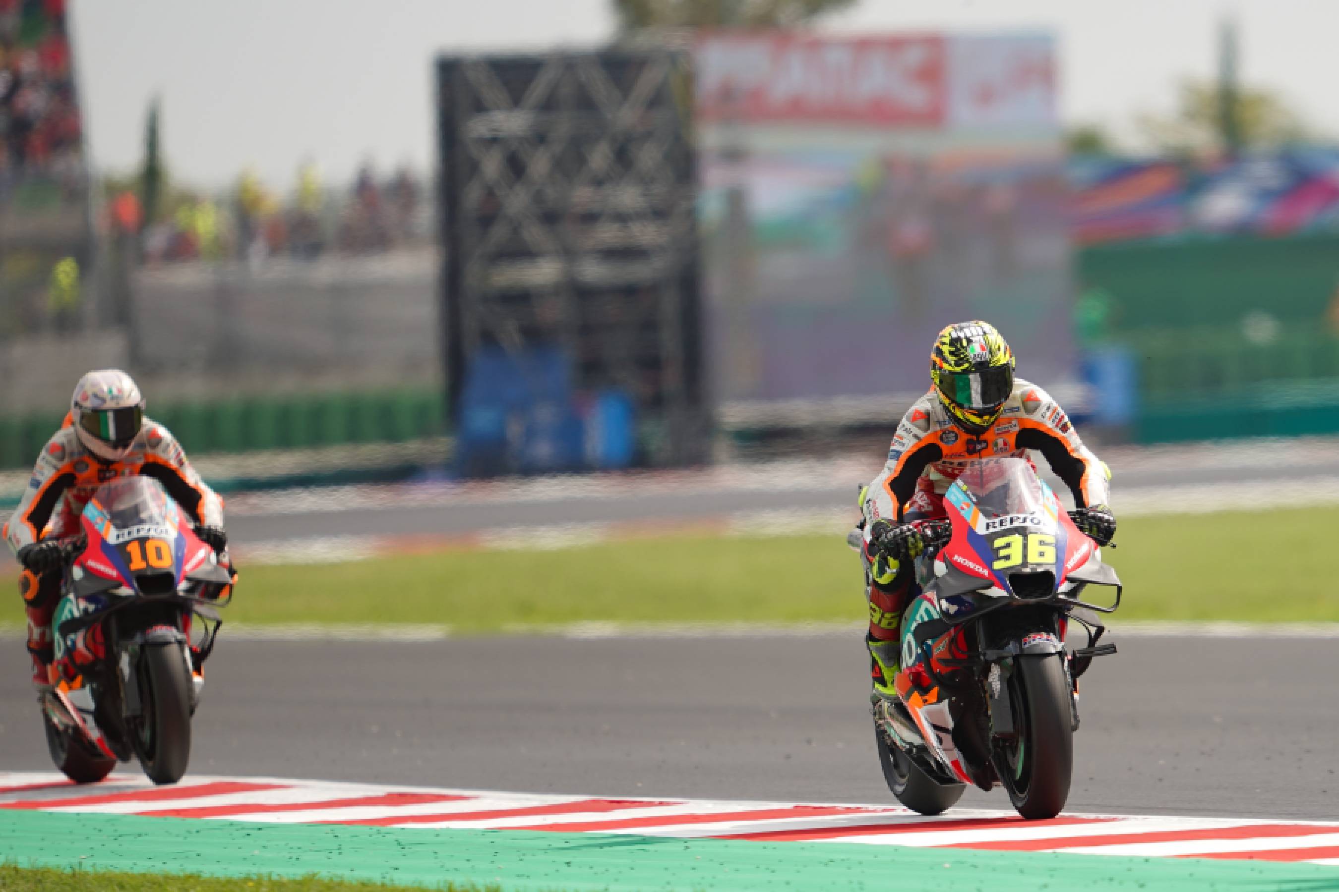 Season best for Mir and Marini after Misano upgrades