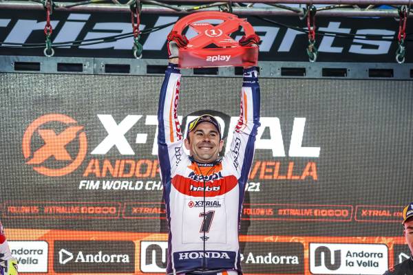 Toni Bou opens the X-Trial season with a stunning win in Andorra
