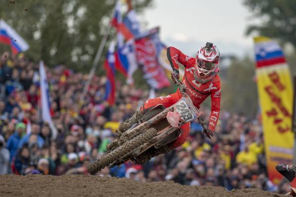 A challenging day for Team HRC and Tim Gajser in Italy