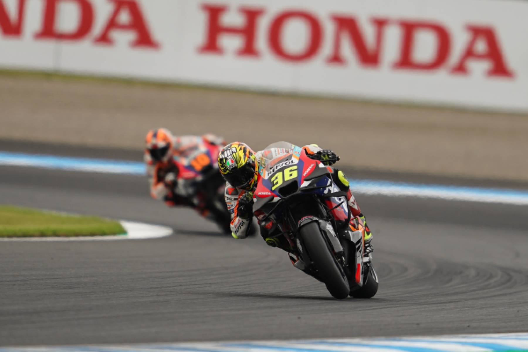 Small margins the difference in Motegi for Repsol Honda Team
