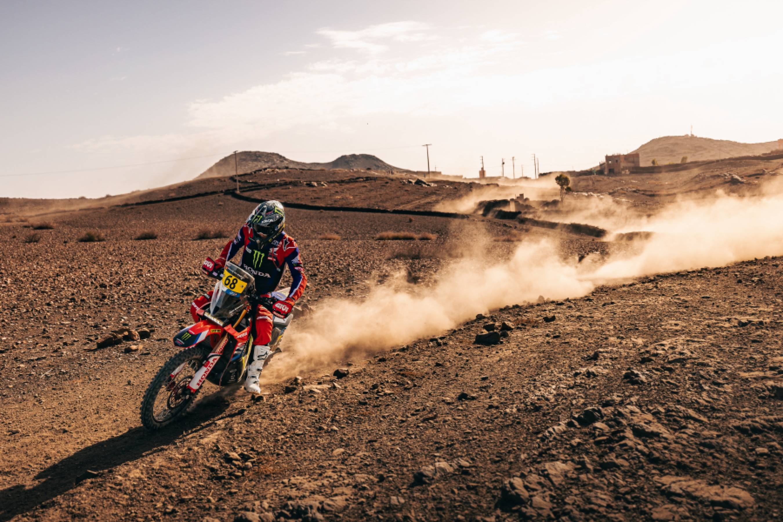 Tosha Schareina lays down the gauntlet with victory on the Rallye Du Maroc prologue