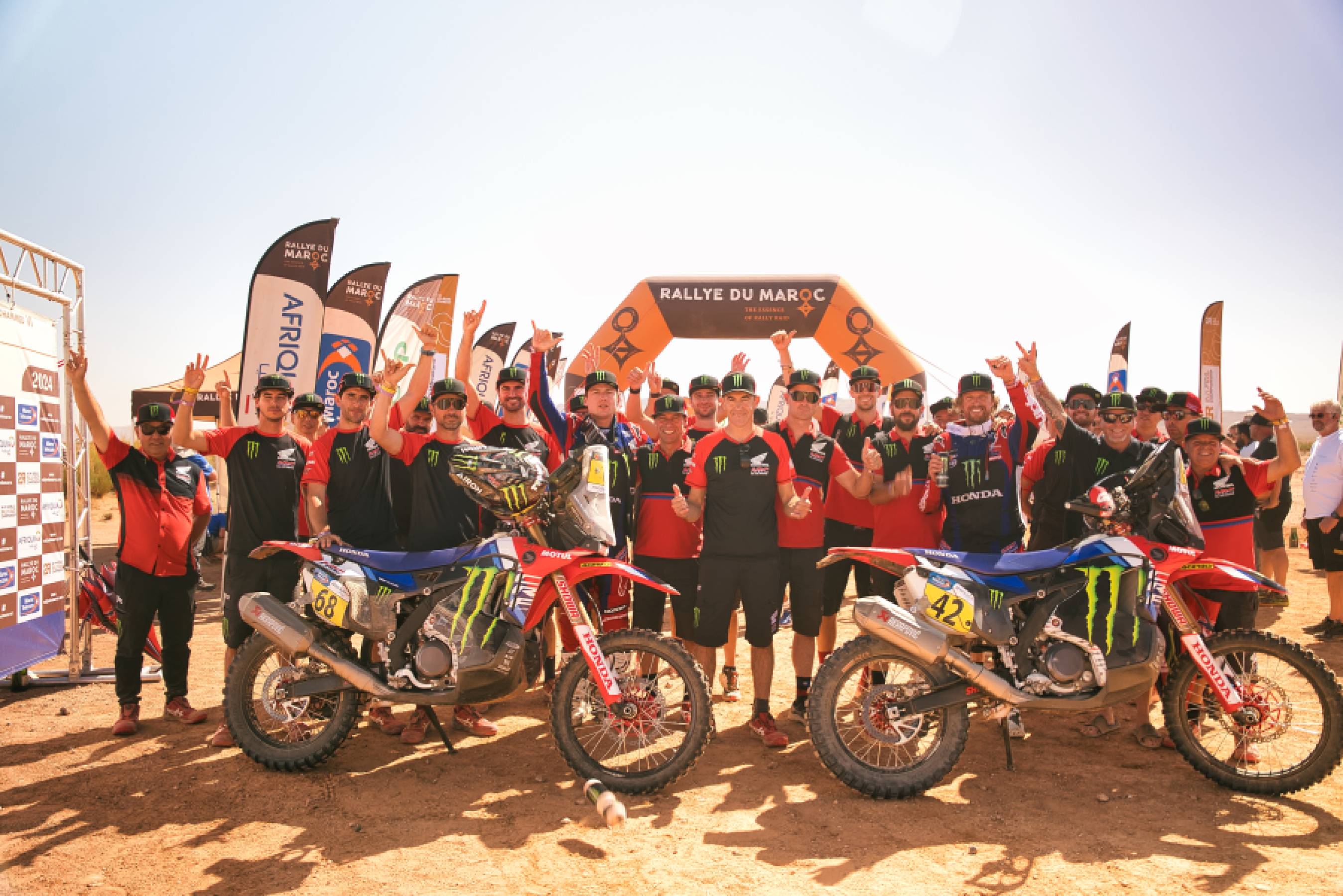 Honda take the World Rally-Raid Championship for Manufacturers’ at Rallye Du Maroc