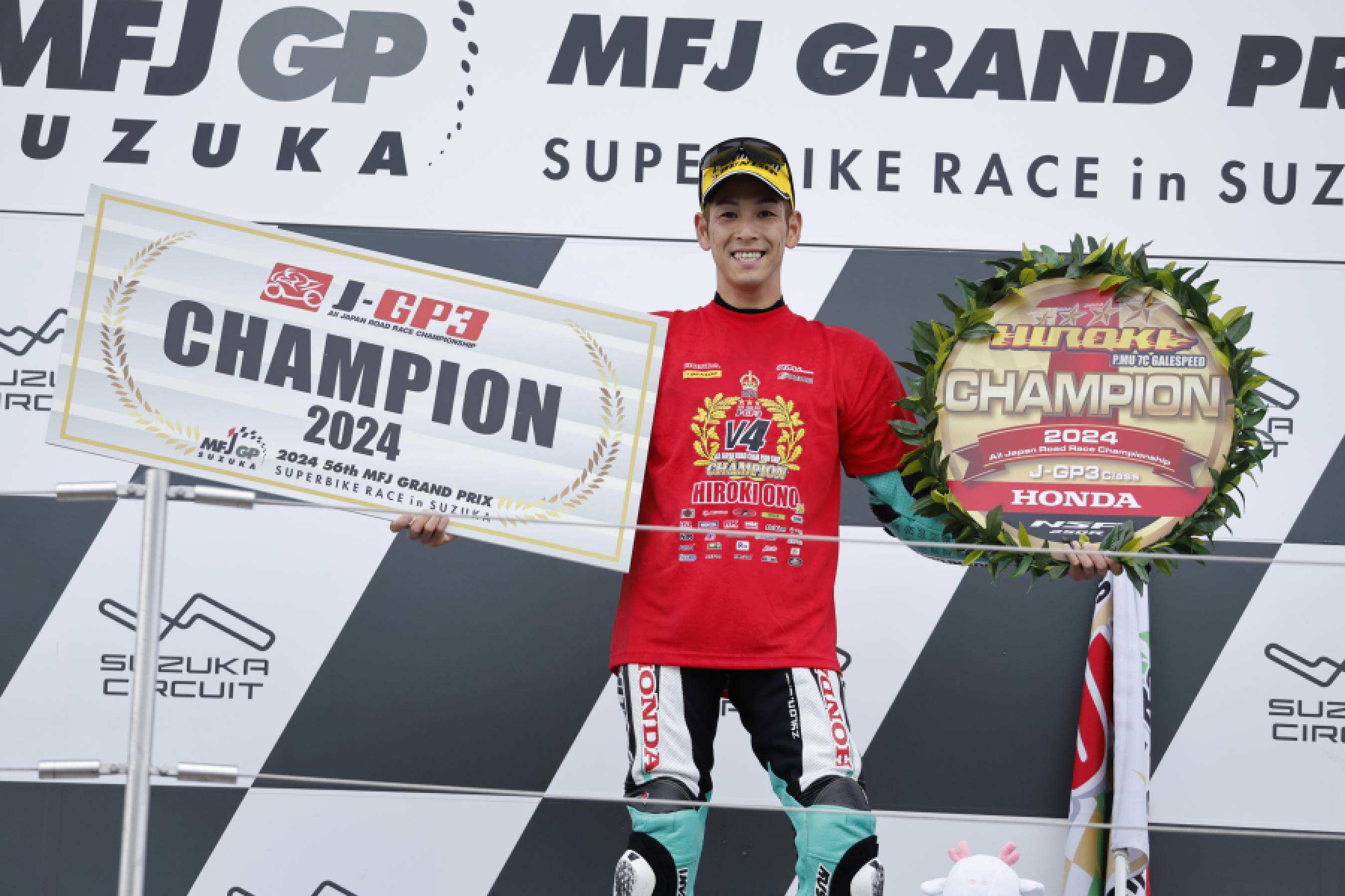 尾野が優勝でチャンピオンを獲得