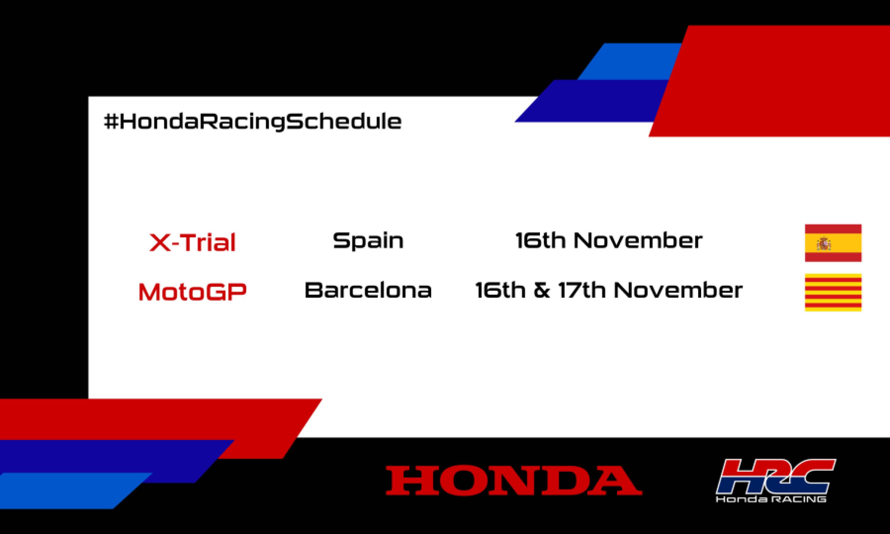 This weekend's racing