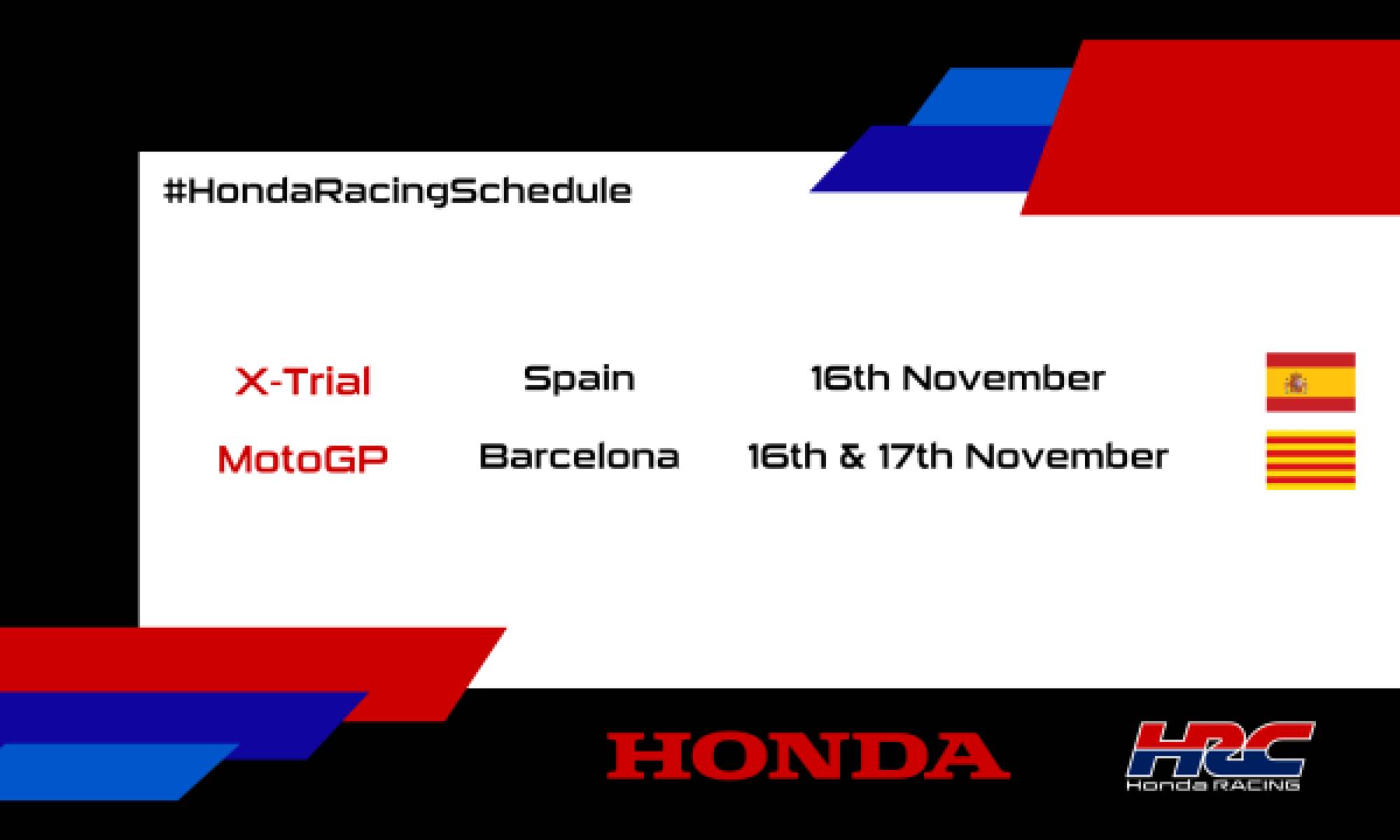 This weekend's racing