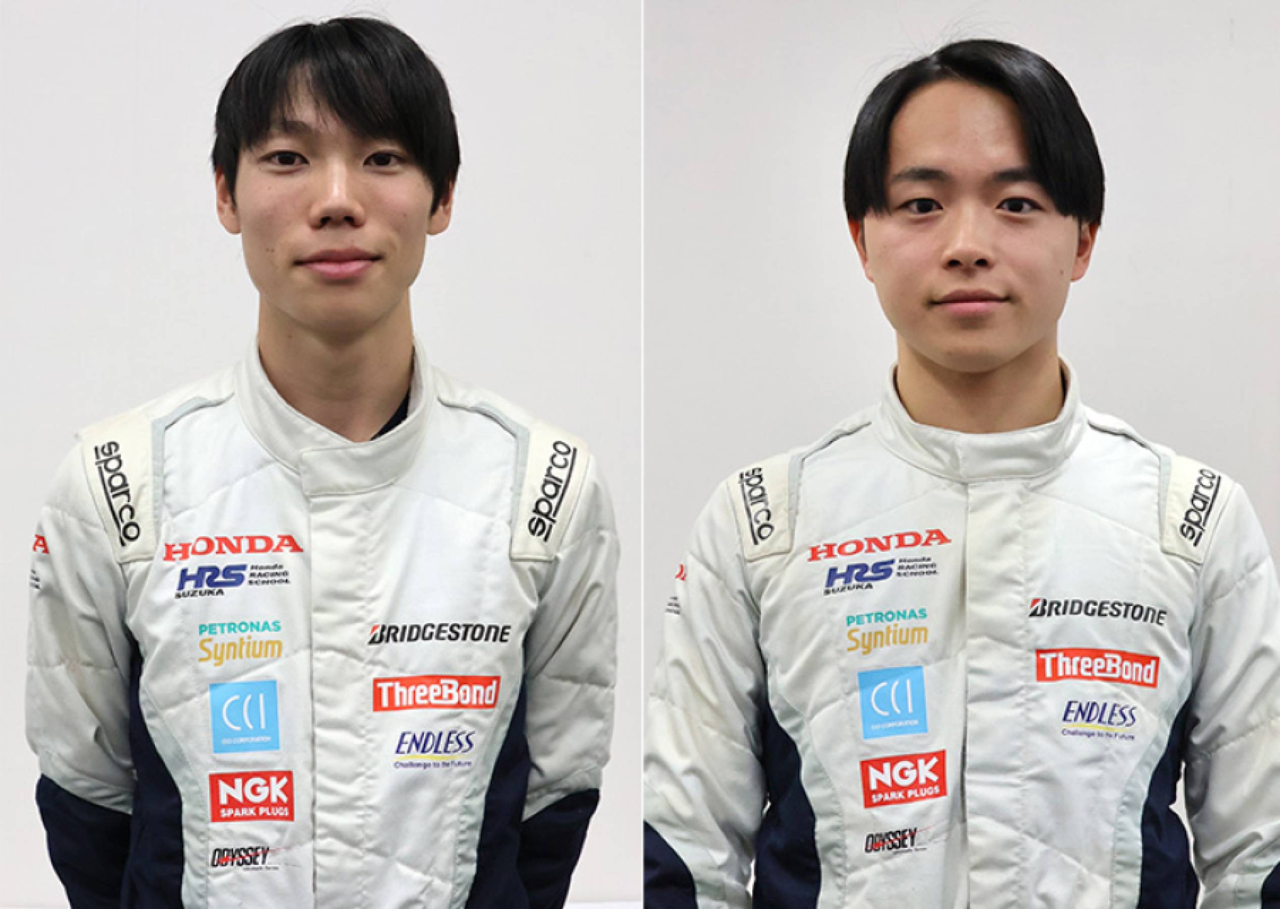 (左)佐藤凛太郎　(右)新原光太郎