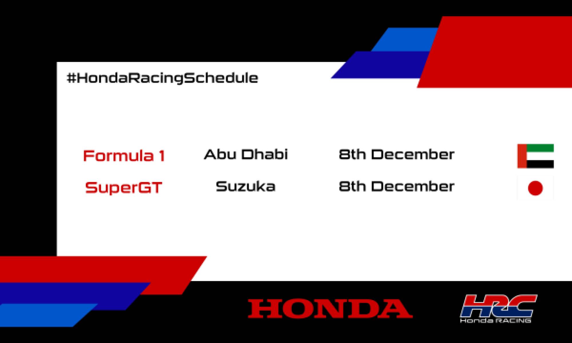 This weekend's racing