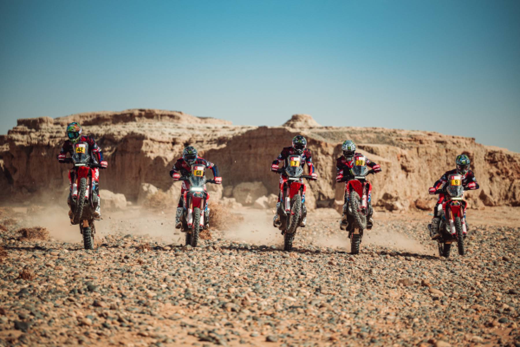 Monster Energy Honda HRC get ready for the challenge of the Dakar Rally