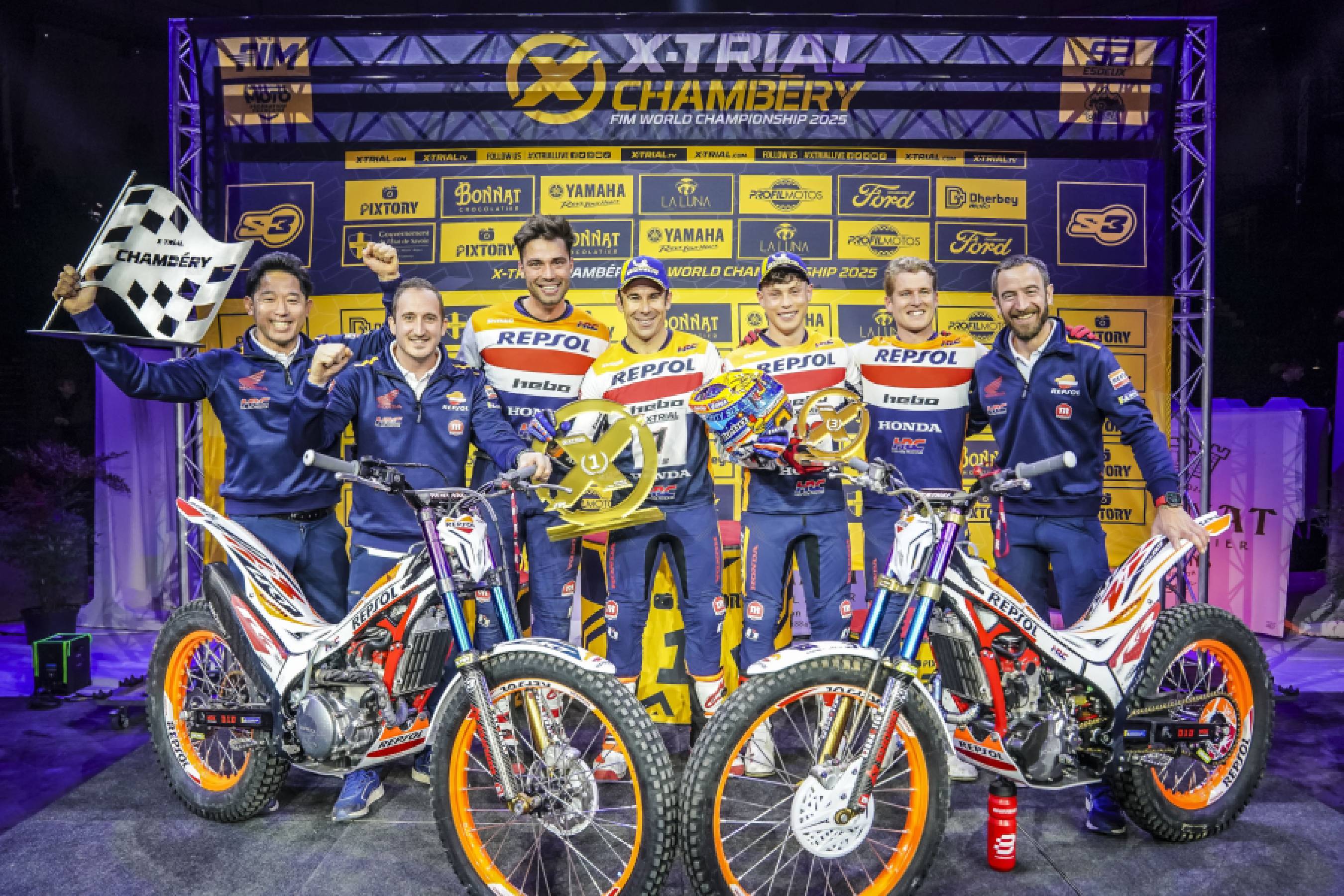 シャンベリでボウが優勝