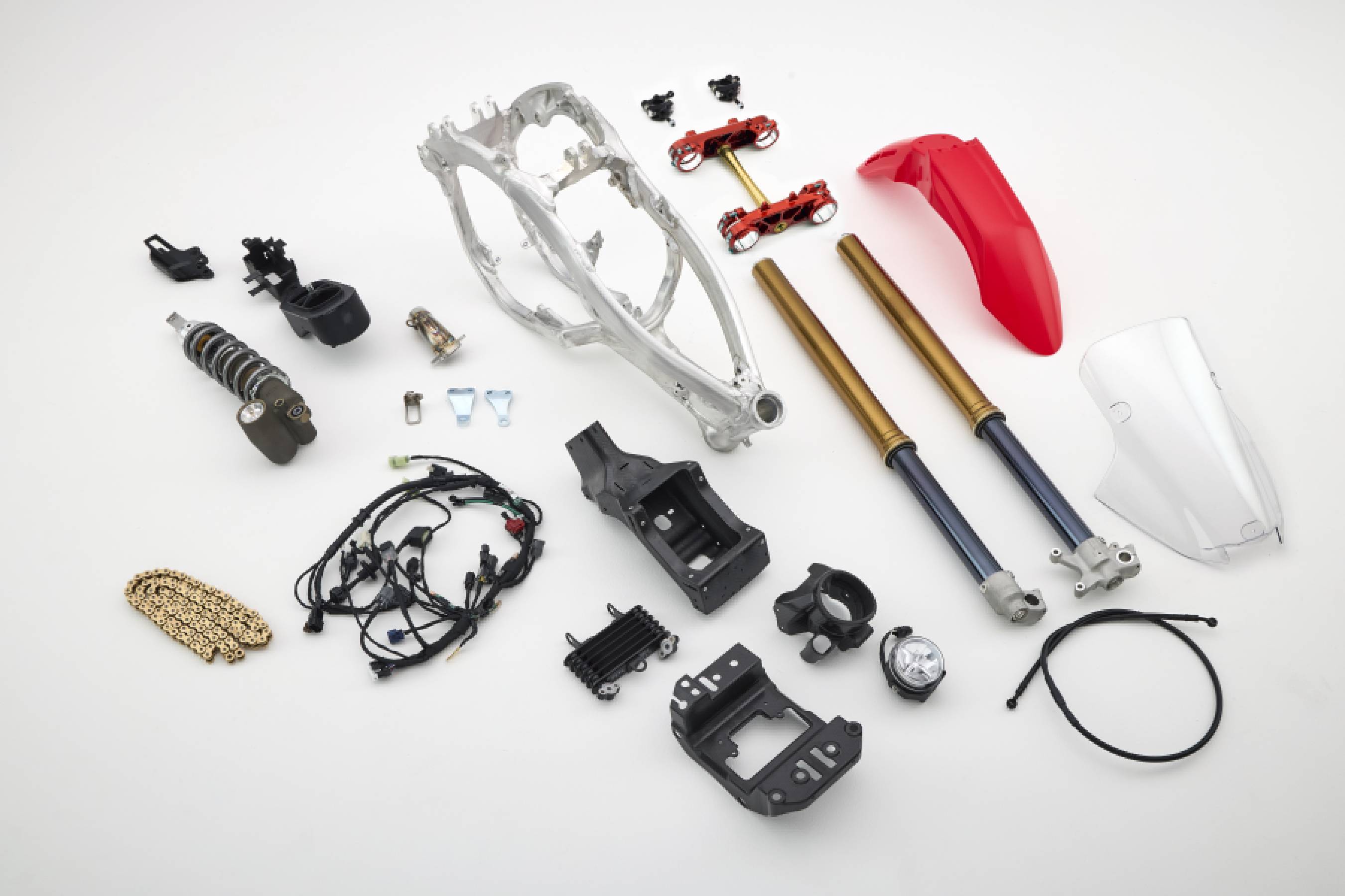 Examples of supplied parts