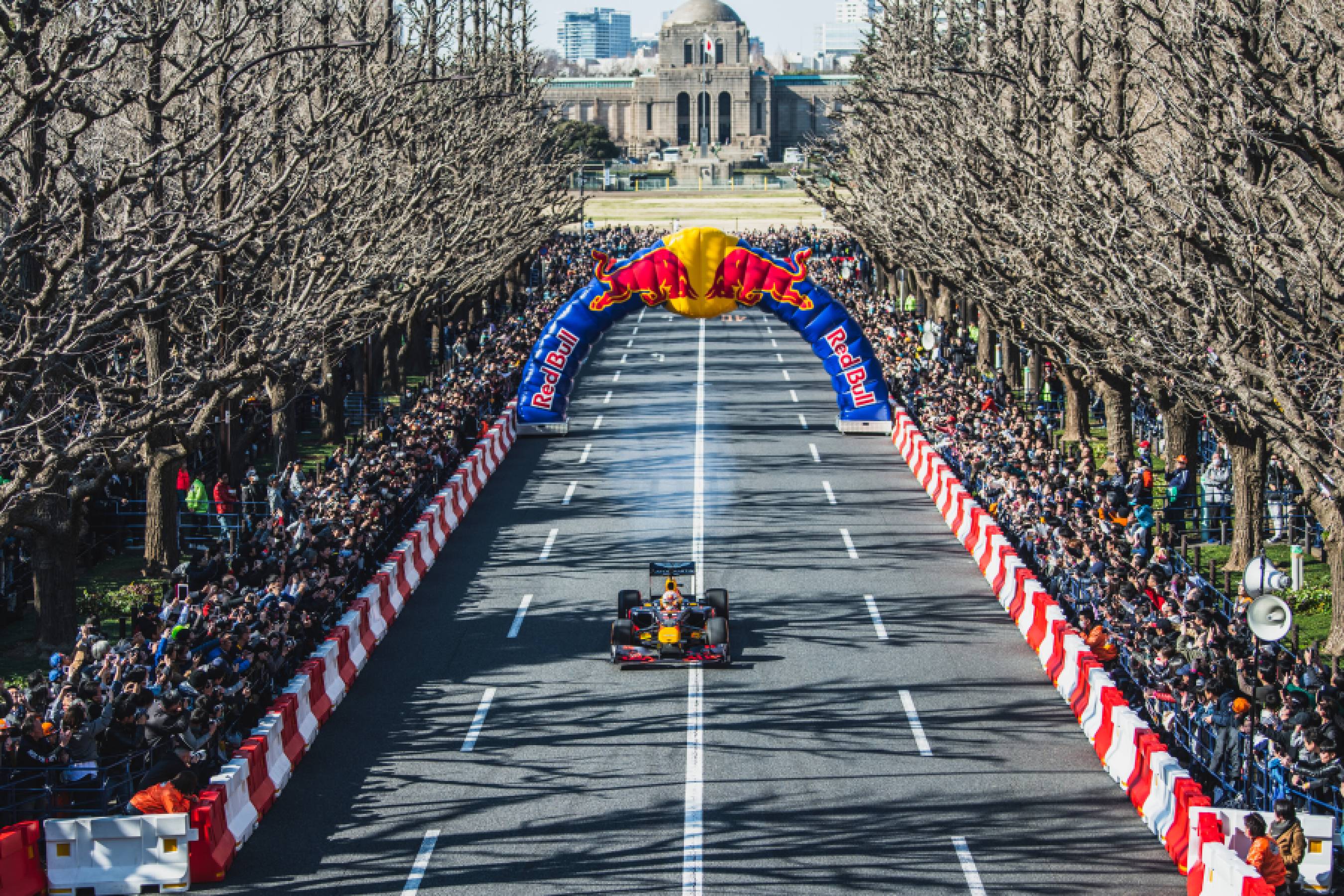 2019年に明治神宮外苑で開催したRed Bull Showrunの様子（Suguru Saito / Red Bull Content Pool）
