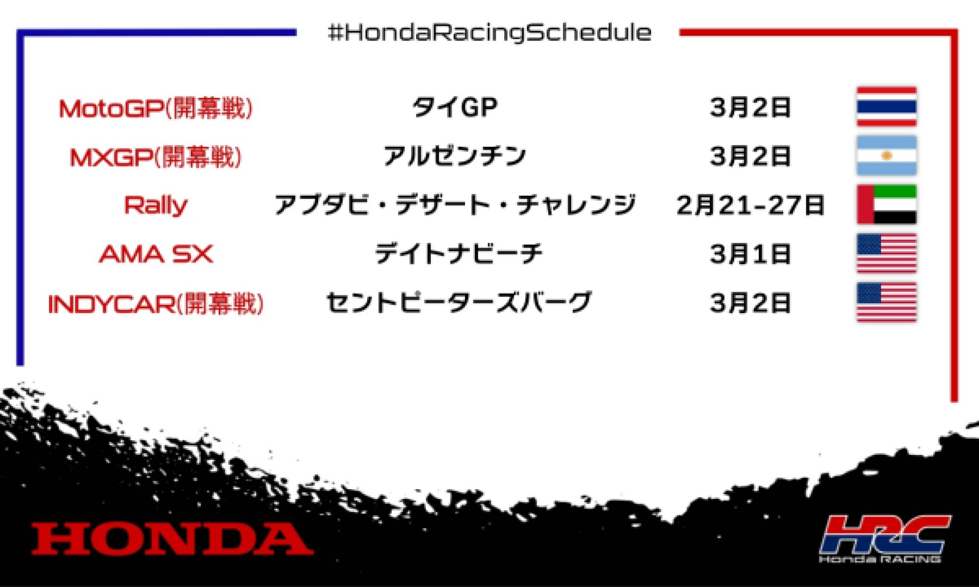 週末のレース情報