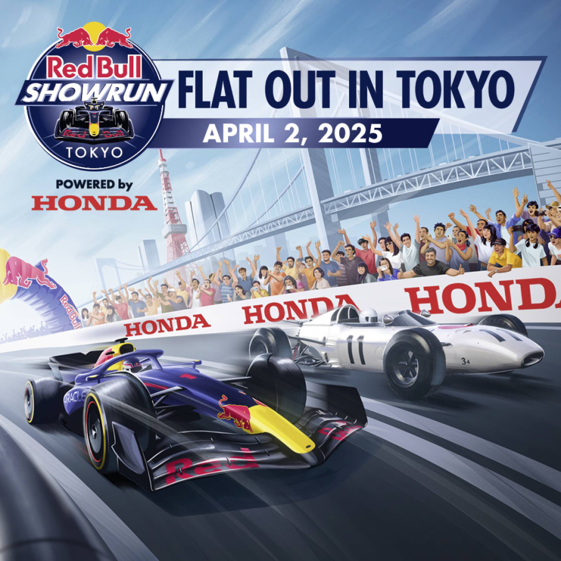 FLAT OUT IN TOKYO Red Bull Showrun x Powered by Honda