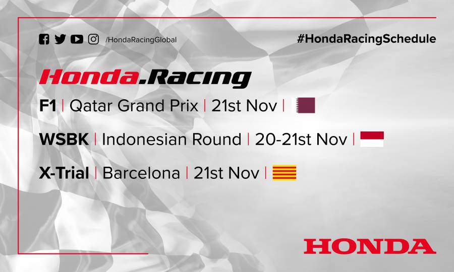 This weekend's racing