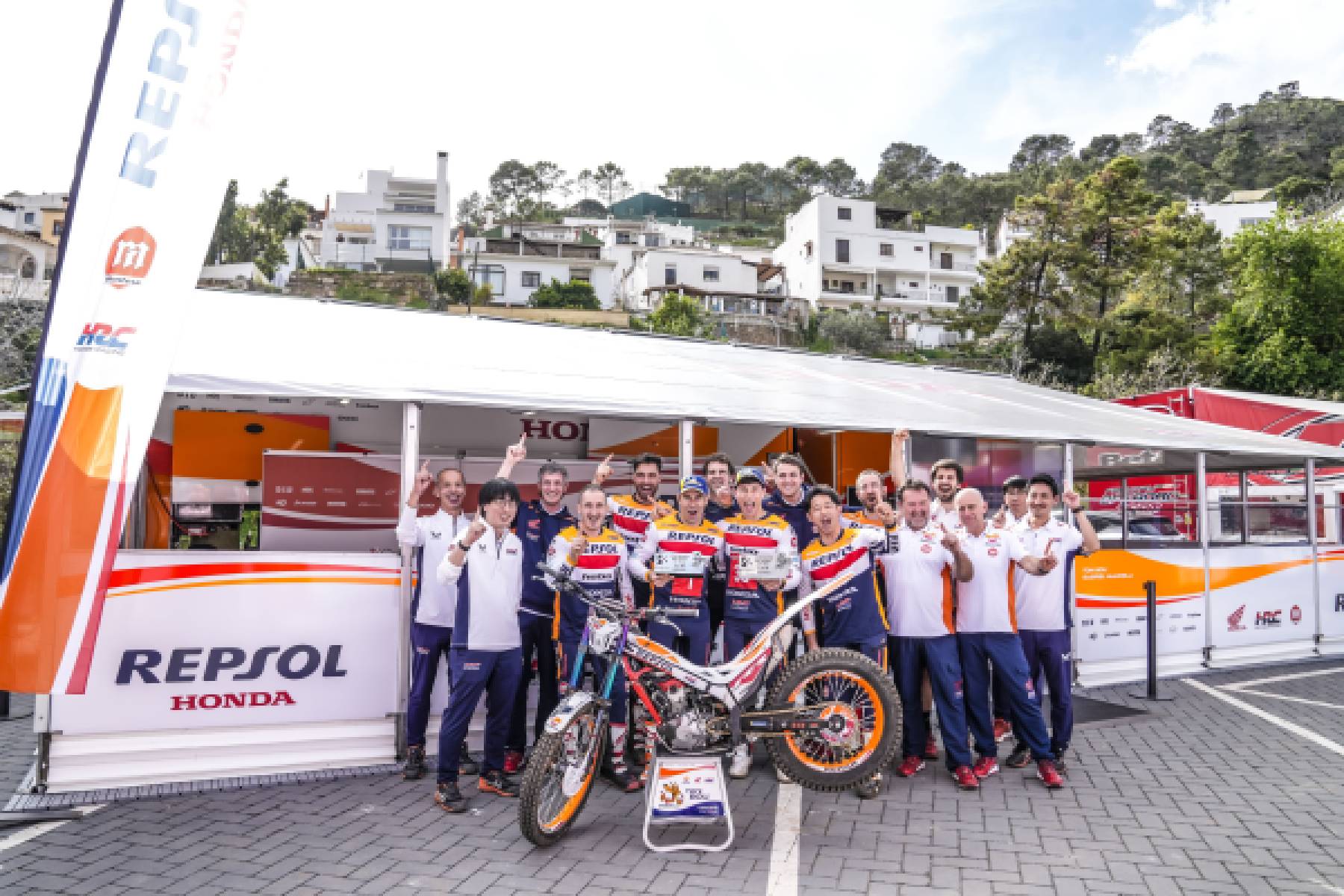 Repsol Honda Team debut with a one-two finish in 2025 TrialGP World Championship