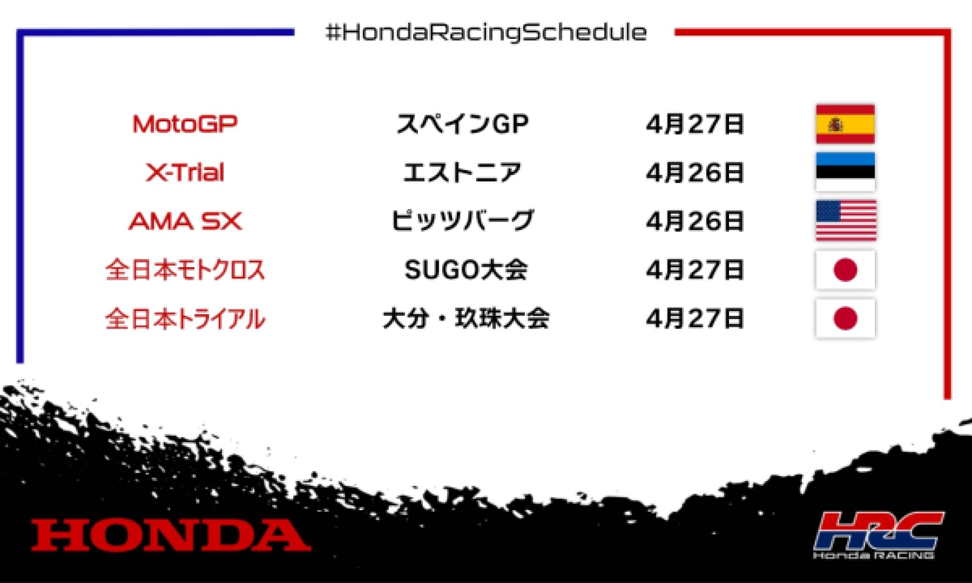 週末のレース情報