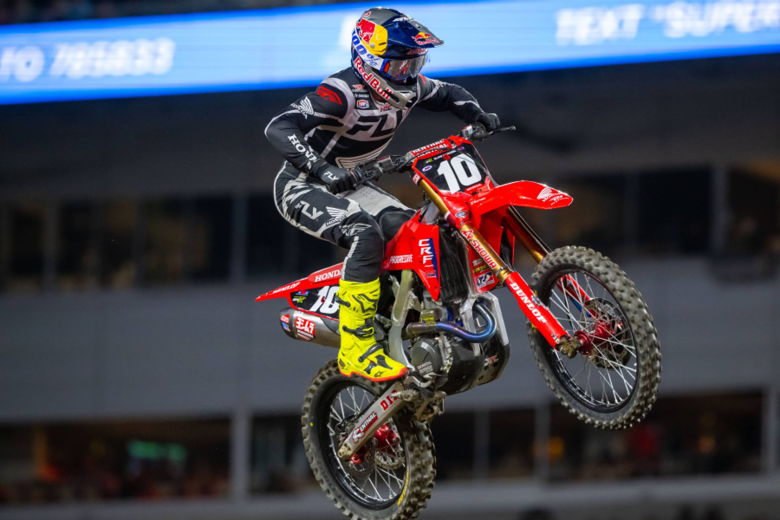 Chance Hymas Leads Red Riders With Sixth at Pittsburgh Supercross