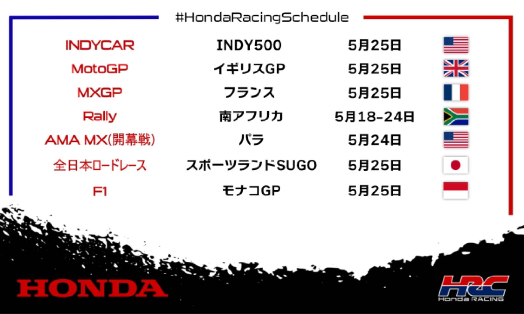 週末のレース情報